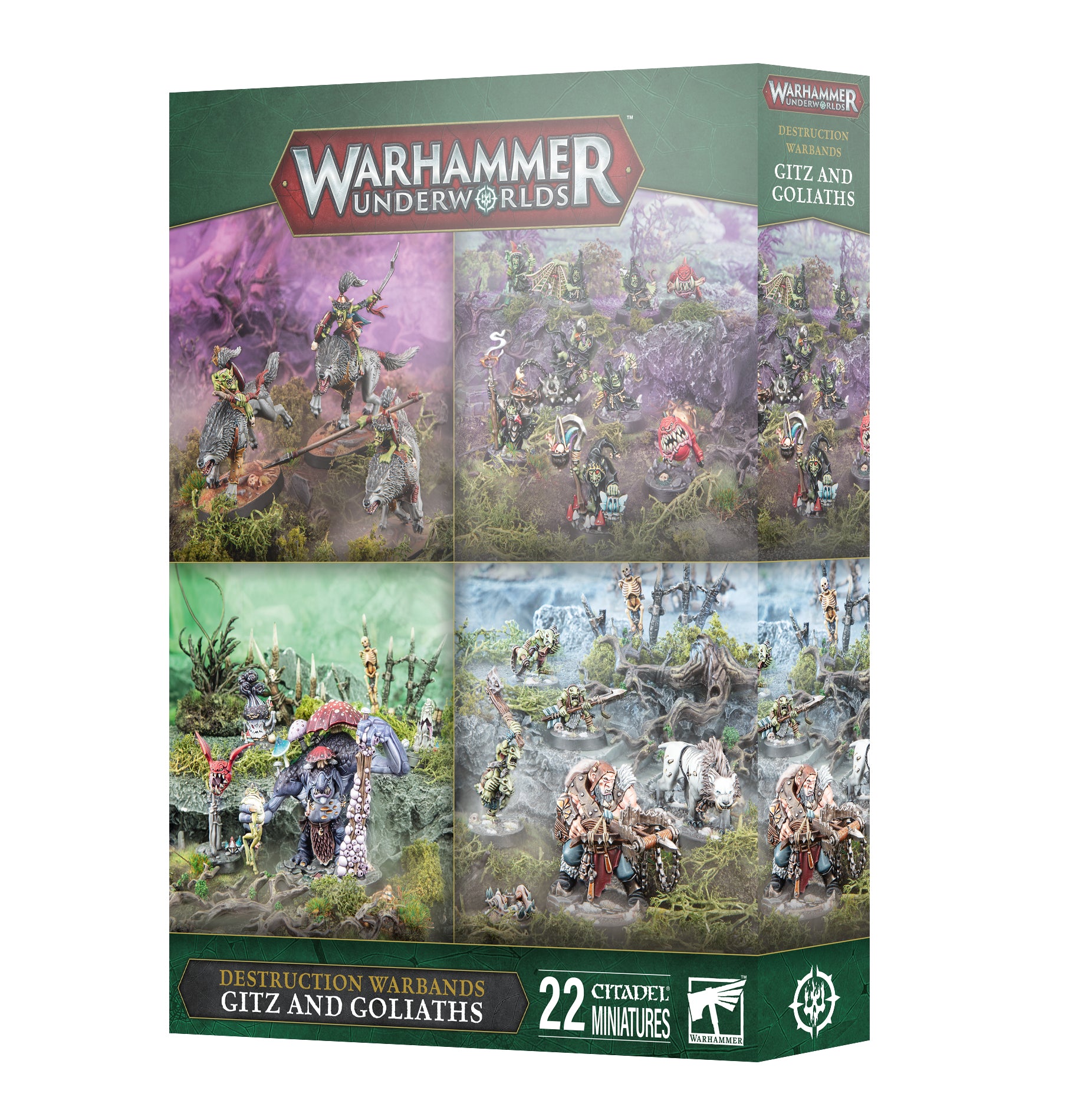 ウォーハンマー・アンダーワールド：破壊のウォーバンド - チビどもとデカブツ
WARHAMMER UNDERWORLDS: GITZ AND GOLIATHS
