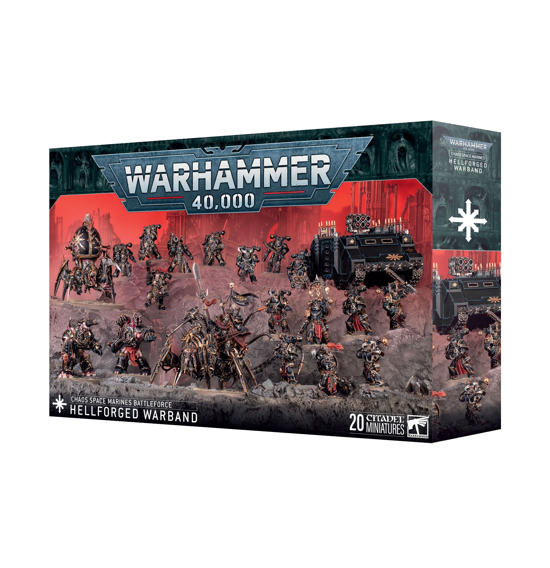バトルフォース：ケイオス・スペースマリーン - 地獄の戦士団
CHAOS SPACE MARINES: HELLFORGED WARBAND