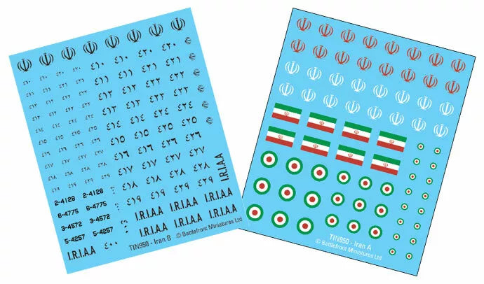tir950 Iranian Decal Set (x4)