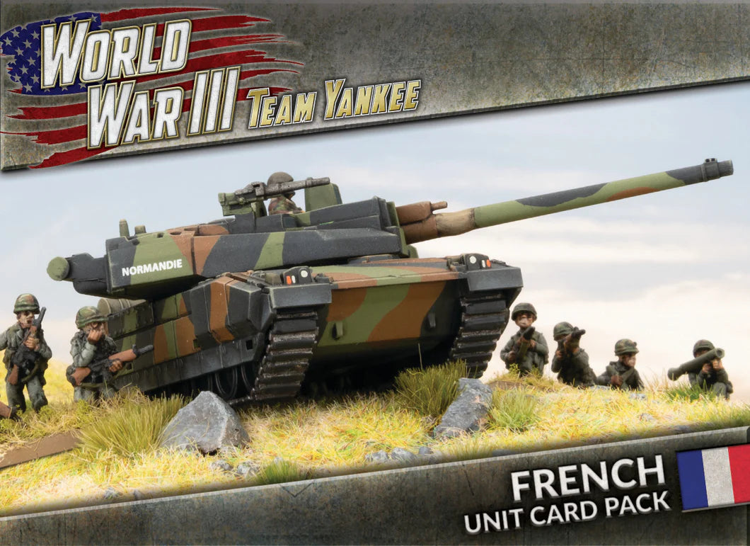 ww3-09f French Unit Card Pack (33 x Cards)