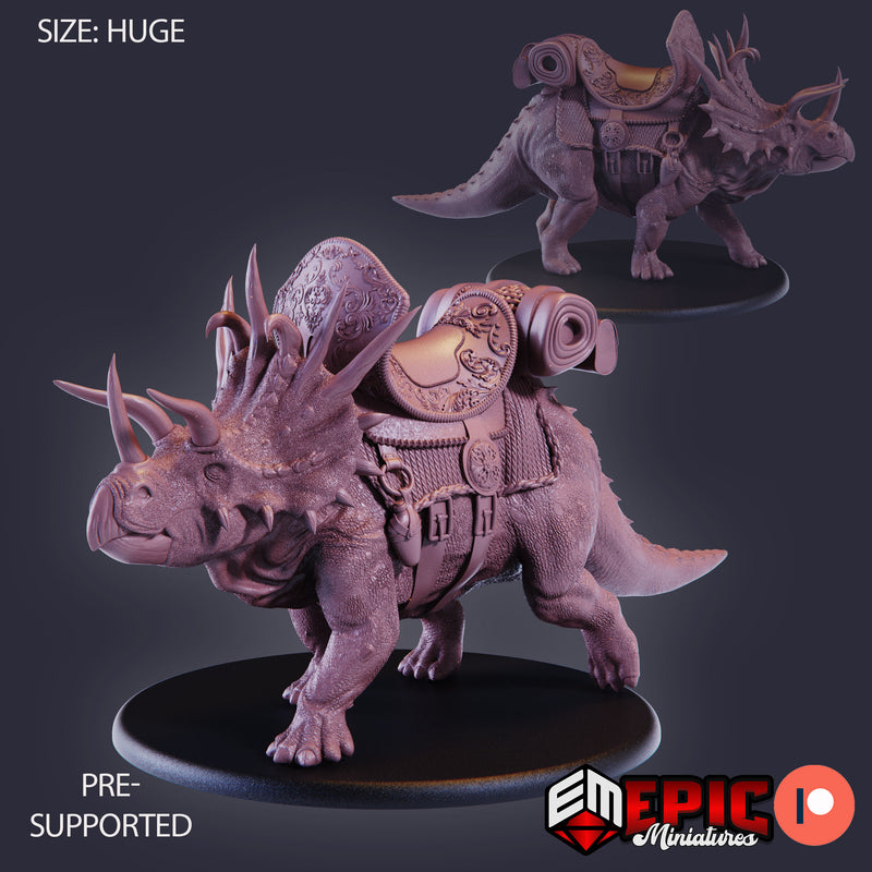 Triceratops Walking 2 Variations (Huge)