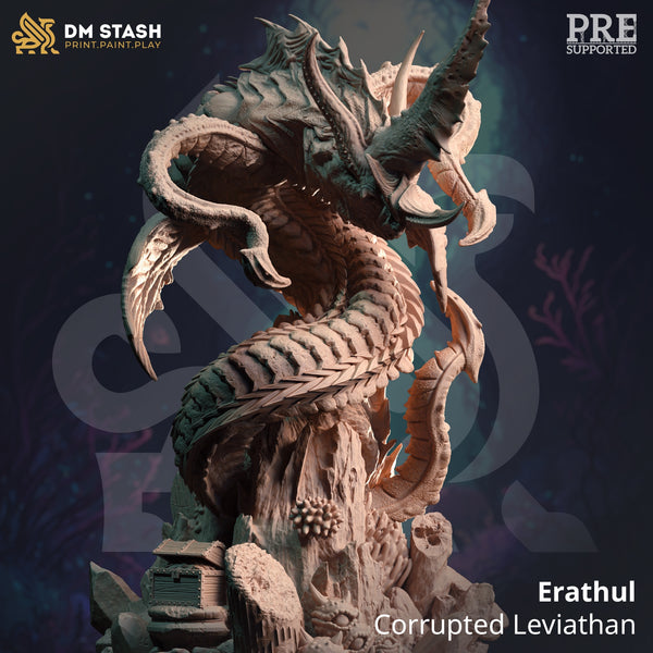 Erathul - Corrupted Leviathan [Gargantuan Sized Model - 100mm base]