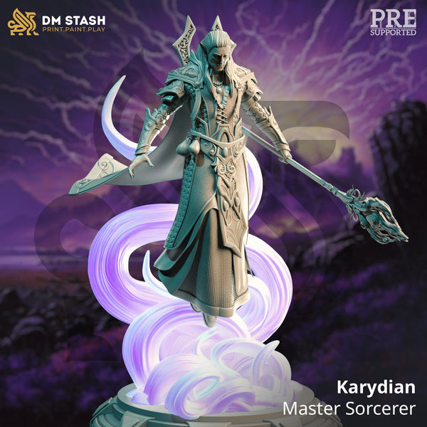 Karydian - Master Sorcerer [Medium Sized Model - 25mm base]