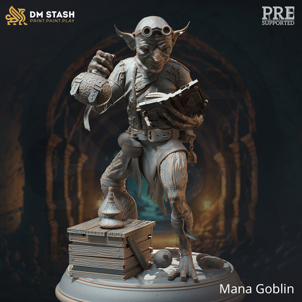 Mana Goblins - Alchemist, Loot and Sorcerer (Three Variants) [Medium Sized Models - 25mm base]