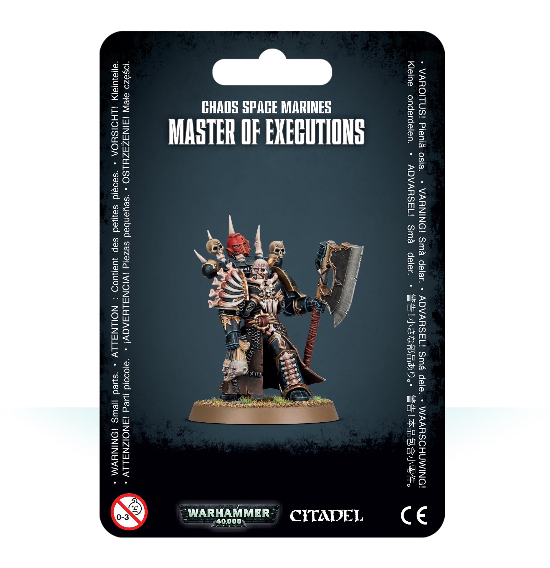 CHAOS SPACE MARINES MASTER OF EXECUTIONS ケイオス・スペースマリーン：マスター・オヴ・エクスキューション