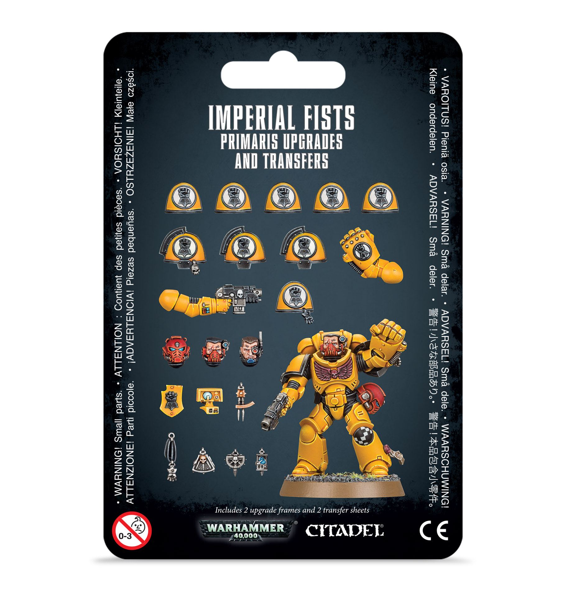 IMPERIAL FISTS PRIMARIS UPGRADES & TRANSFERS　インペリアルフィスト プライマリス・アップグレード＆デカールシート