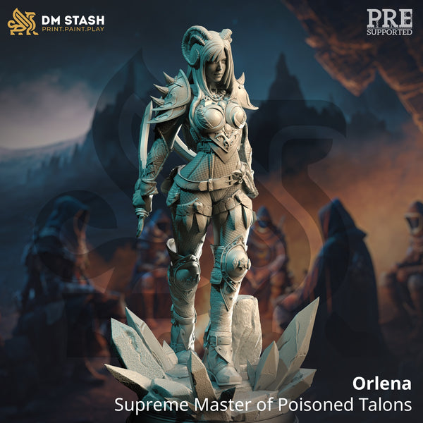 Orlena - Supreme Master of Poisoned Talons [Medium Sized Model - 25mm base]