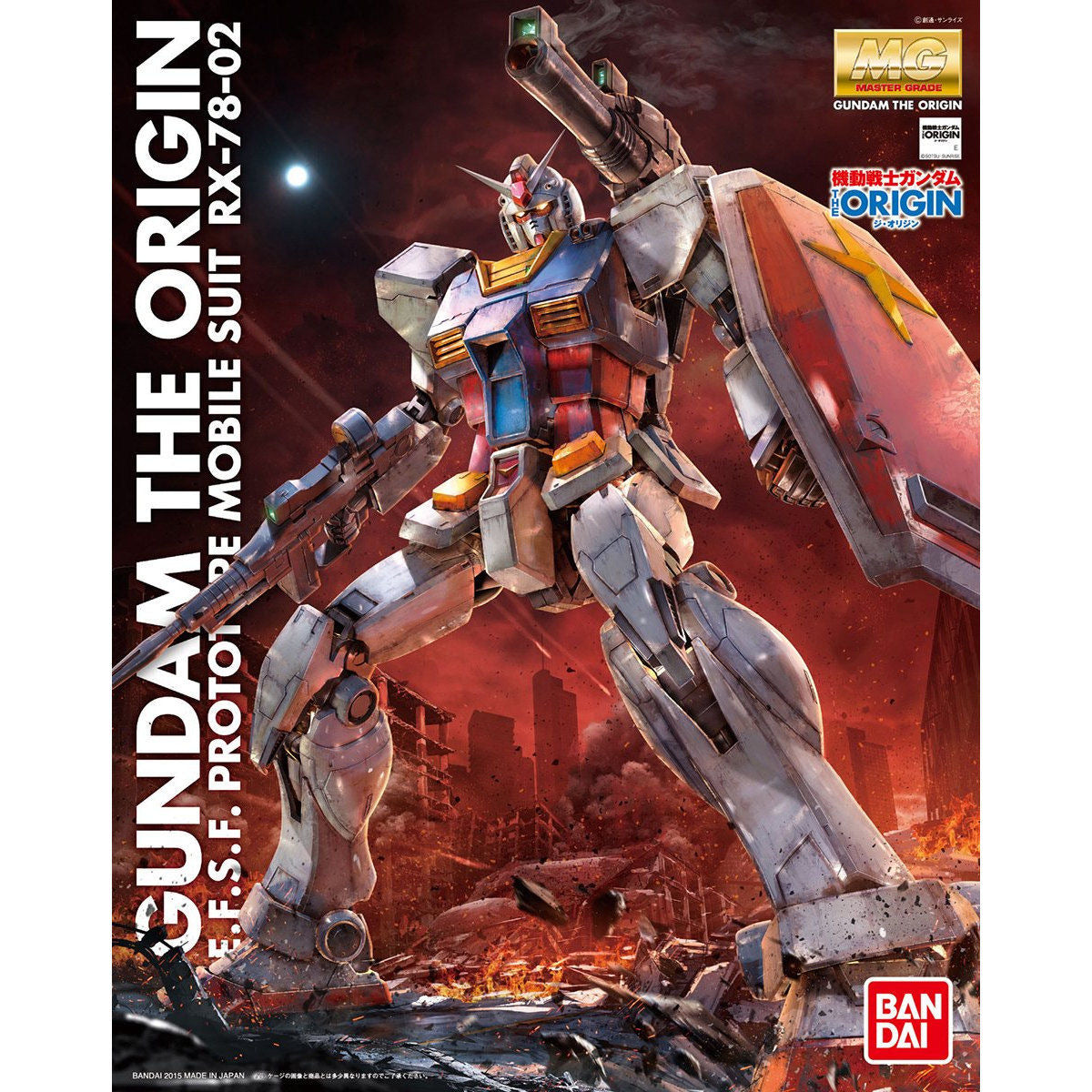 1/100MG RX-78-02ｶﾞﾝﾀﾞﾑ(GUNDAM THE ORIGIN