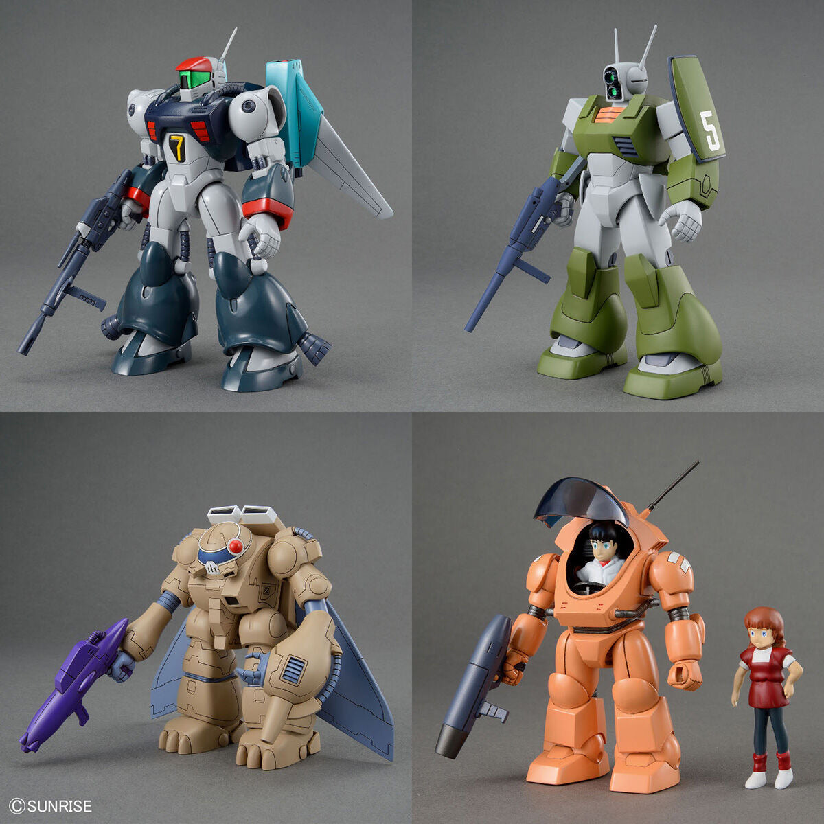 1/144「銀河漂流バイファム～6種セット」バンダイ 1/144「銀河漂流バイファム～6種セット」バンダイ