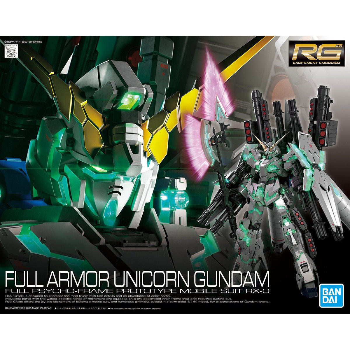 1/144RG030 ﾌﾙｱｰﾏｰ･ﾕﾆｺｰﾝｶﾞﾝﾀﾞﾑ